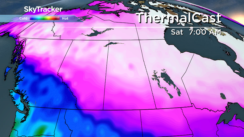 Arctic air is sticking around central Saskatchewan for the first weekend of February.