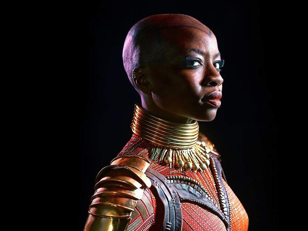 Danai Gurira stars as Okoye in Marvel/Disney's 'Black Panther.'.