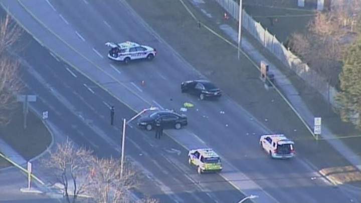 A male pedestrian has died after he was hit by an unmarked York Regional Police vehicle, according to a statement by the SIU.
