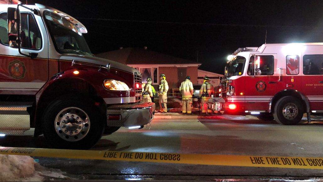 Firefighters investigate house fire on Rylawn Crescent in Georgetown.