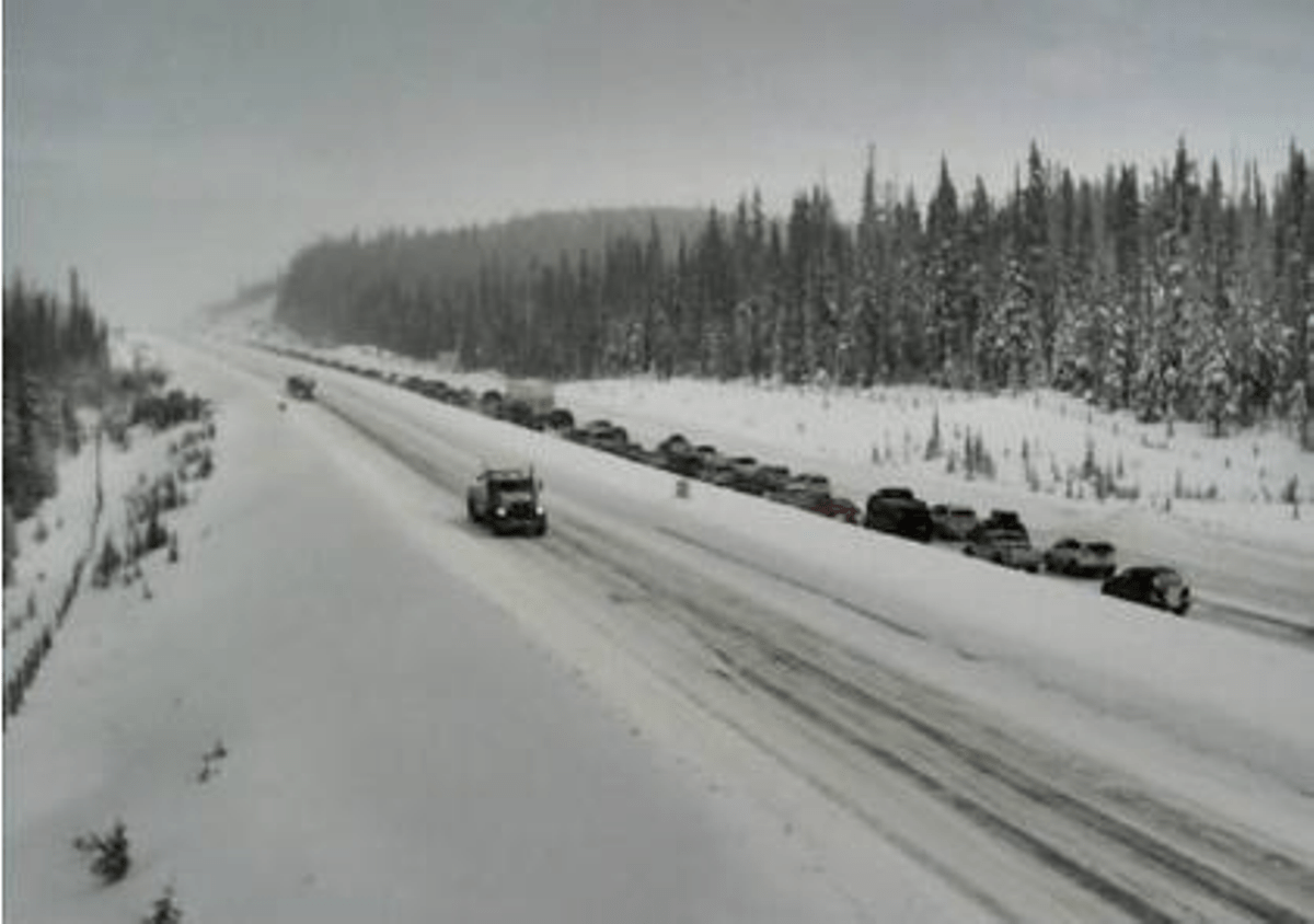 Okanagan Connector closed eastbound due to multi vehicle crash - image