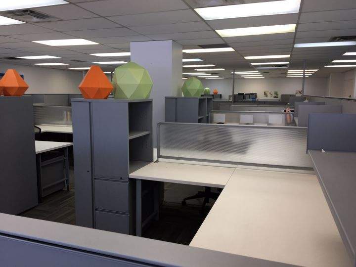 Approximately 20 office spaces are currently in use at Food Central Cowork.