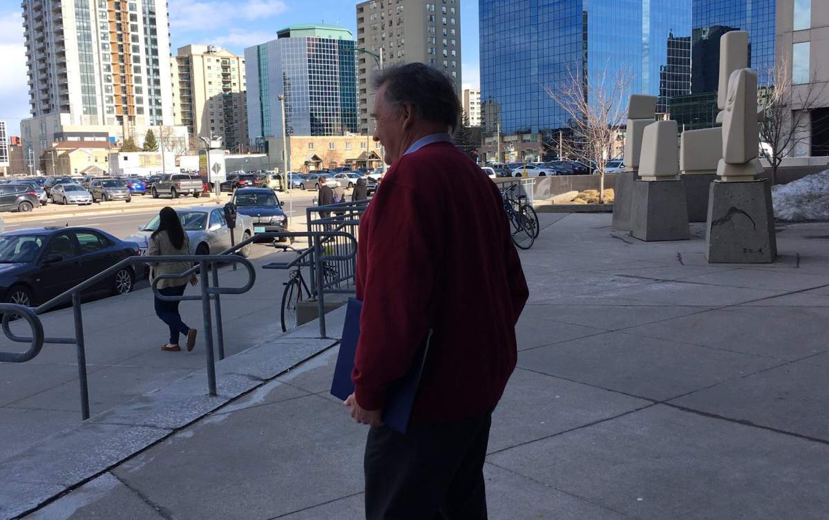 David Norton leaves the courthouse, after pleading guilty to a charge of sexual interference in a separate case on Feb. 28, 2018.