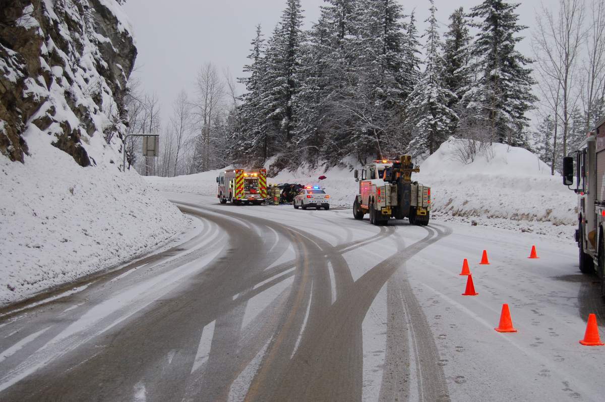 Crash near Revelstoke sends one to hospital - image