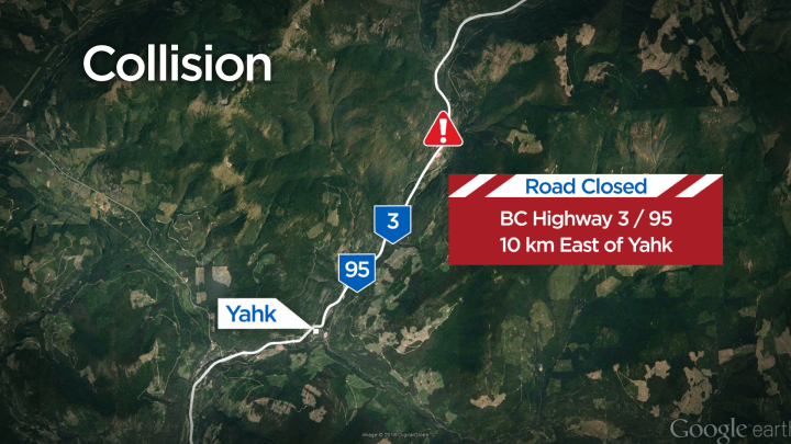 2 people, 2 horses dead after collision near Yahk, BC - image
