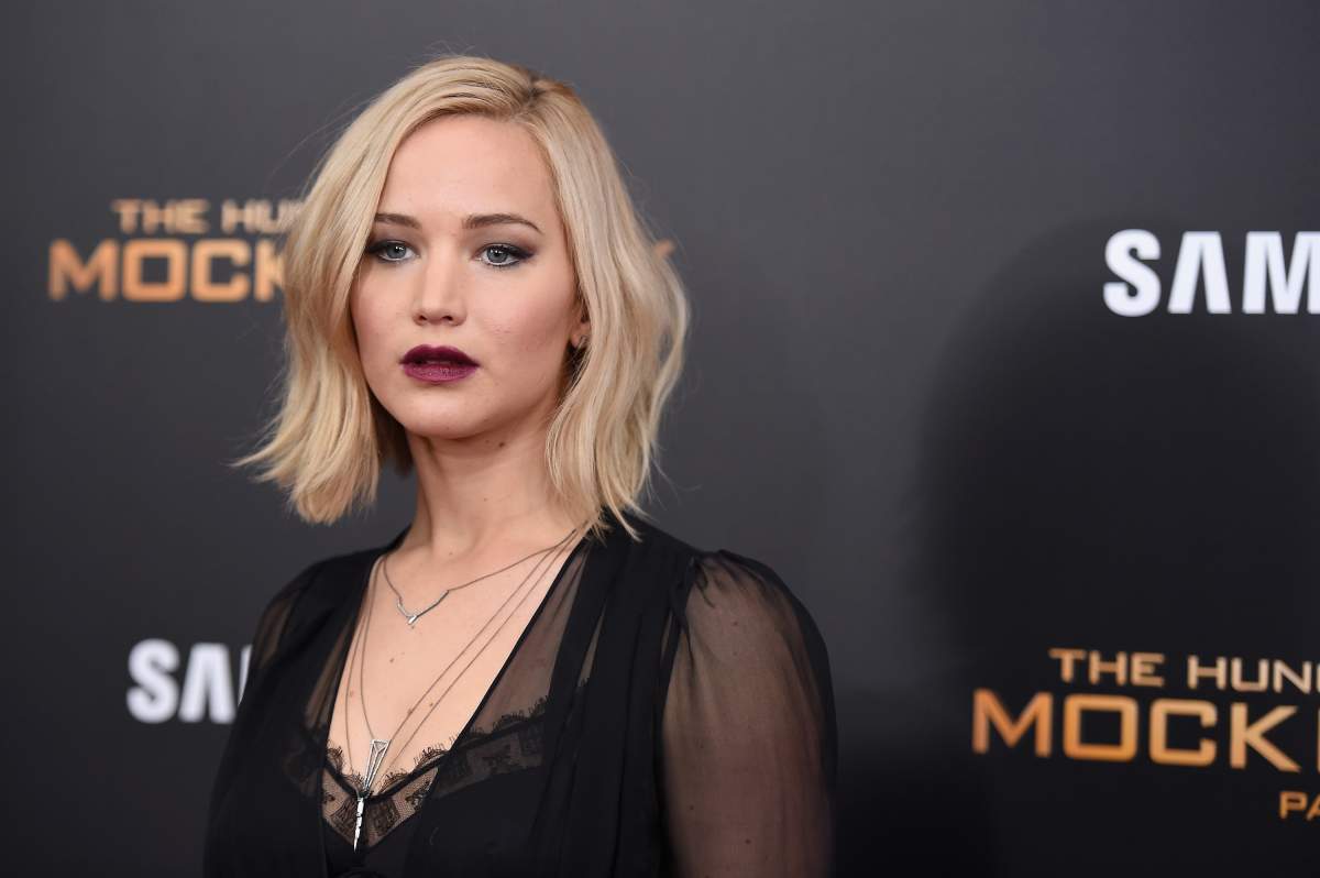 Jennifer Lawrence attends 'The Hunger Games: Mockingjay- Part 2' New York Premiere at AMC Loews Lincoln Square 13 theater on November 18, 2015 in New York City. 