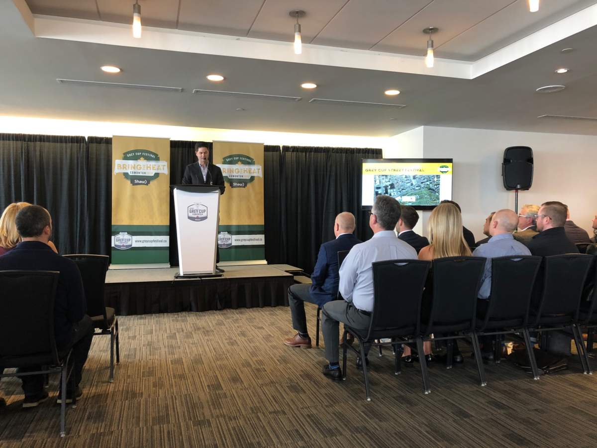 Grey Cup festival executive director Duane Vinneau announces three major attractions coming to the 2018 Grey Cup festival.