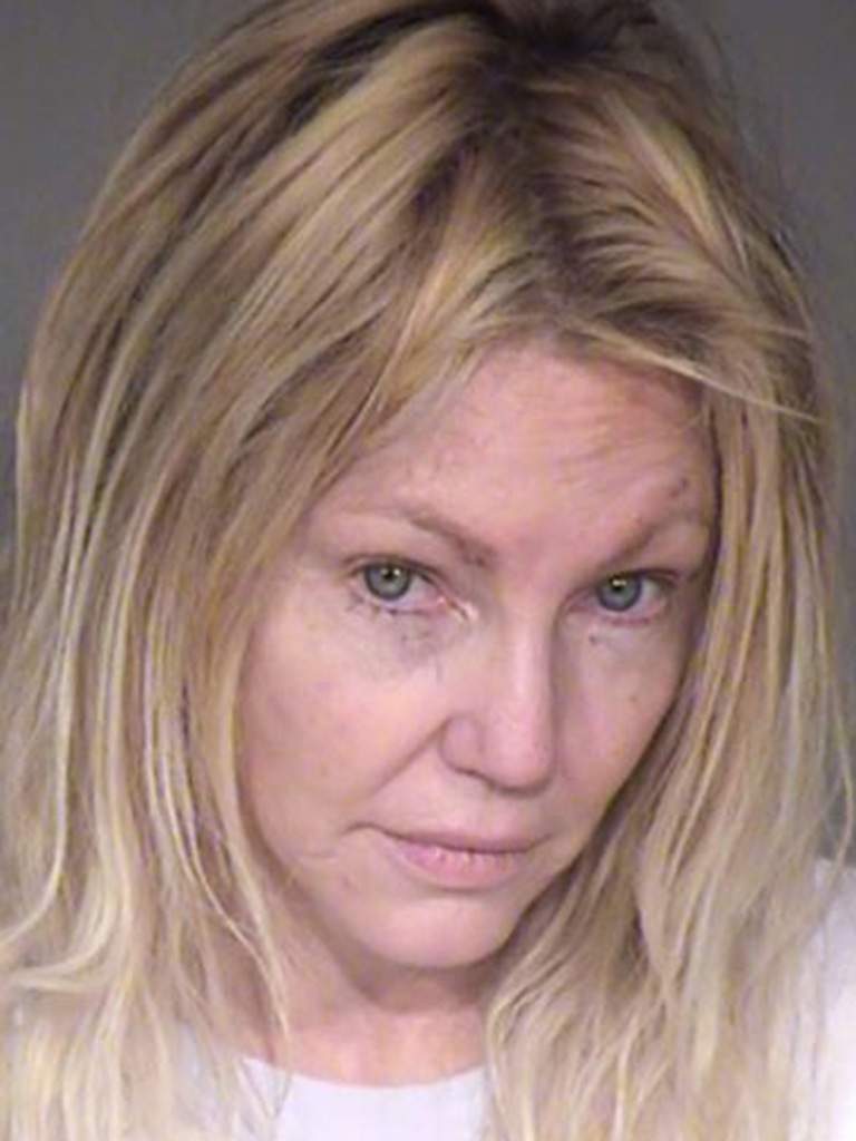 Heather Locklear’s mugshot, courtesy of the Ventura County Sheriff’s Office.