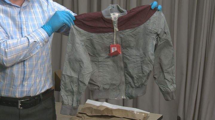 A jacket belonging to Shelley-Anne Bacsu was located near the Athabasca River after she disappeared in 1983 near Hinton, Alta.