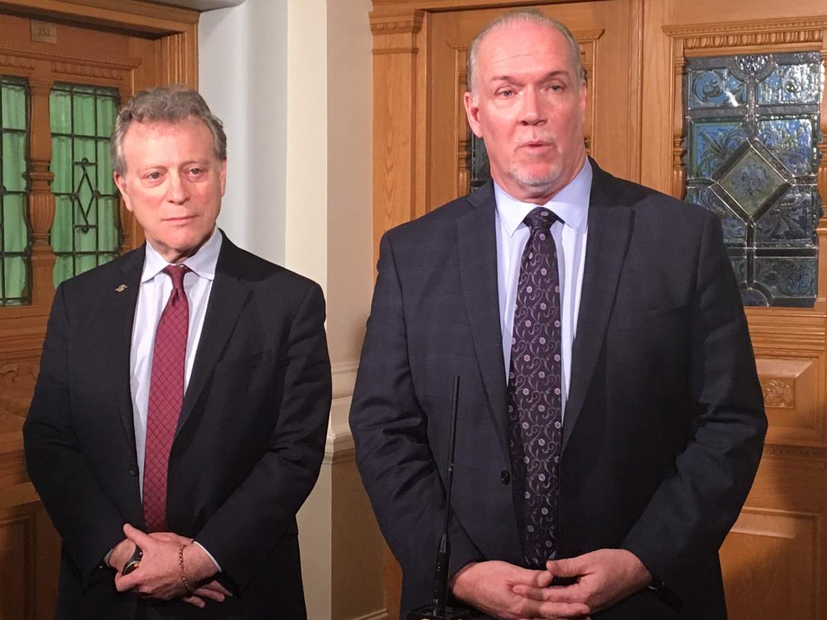 FILE - B.C. Premier John Horgan says his government will work with the B.C. wine industry to ensure Alberta's decision to stop imports does not cause damage.