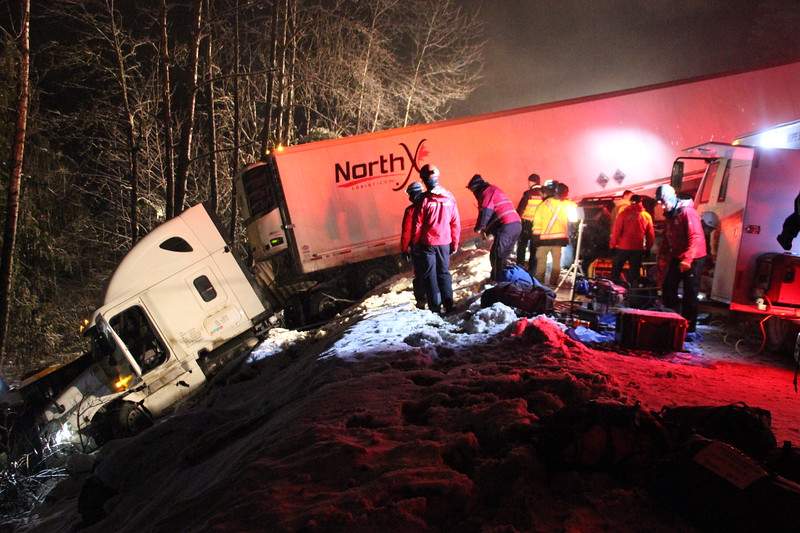 A serious multi-vehicle crash has closed the Coquihalla Highway near Hope, B.C.