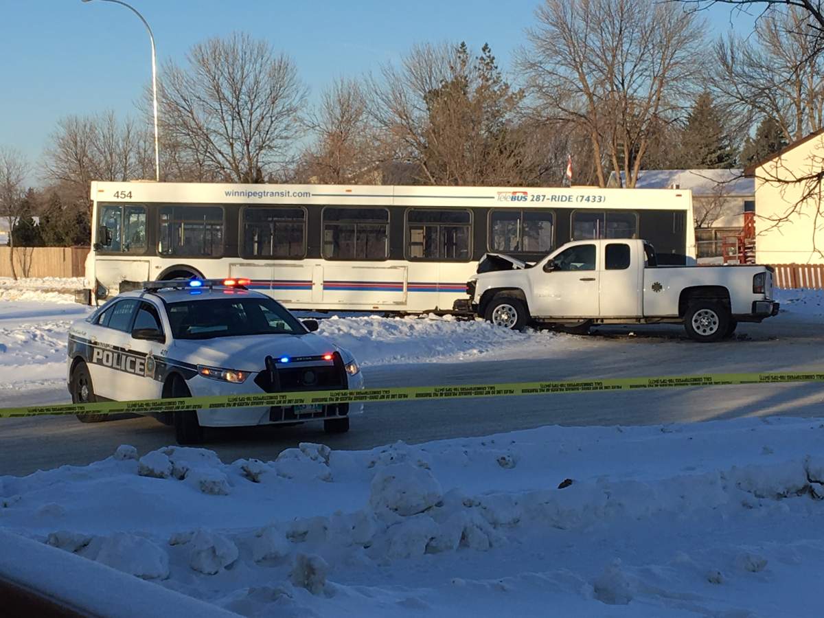 Warde Avenue between Dakota Street and Paddington Road in St. Vital is blocked in all directions. 