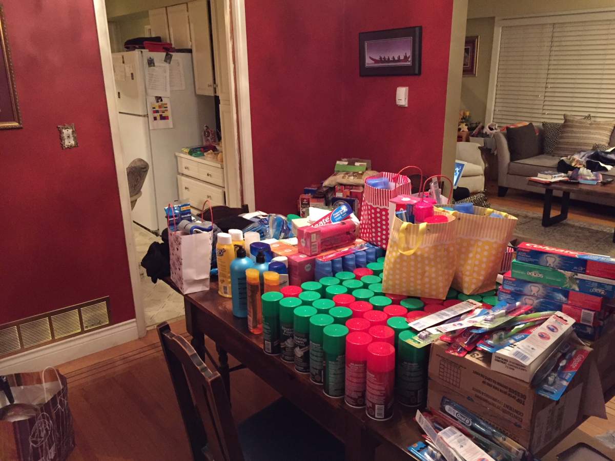 Neighbours are assembling care packages for the future tenants of a modular housing project in the Marpole neighbourhood.