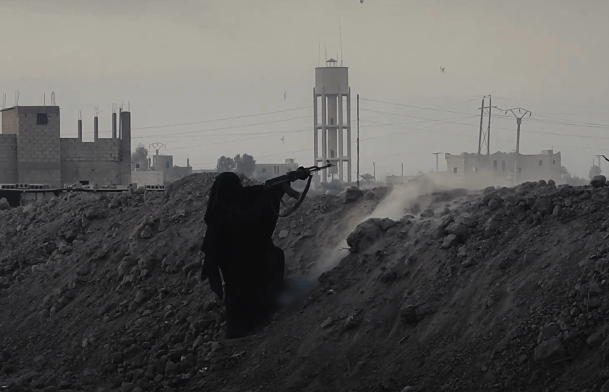 Screenshot from ISIS propaganda video. 