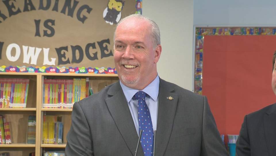 B.C. Premier John Horgan.