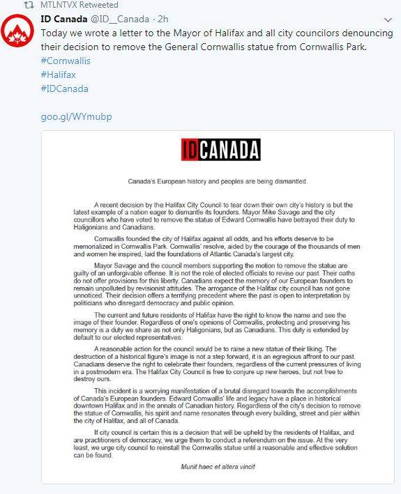 Halifax councillor under fire after retweeting ‘ethno-nationalist’ group - image