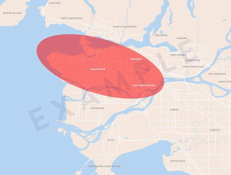 New maps outline possible models for Metro Vancouver tolls, driving fees - image