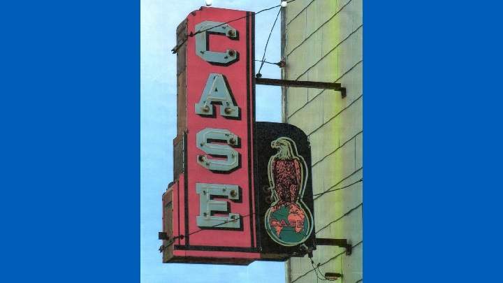 A bucket truck and power tools were likely used to steal a massive neon sign off a Manitoba business in the middle of the night.