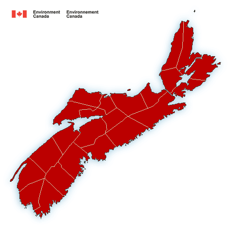 All of Nova Scotia is under a flash freeze warning on Feb. 2, 2018