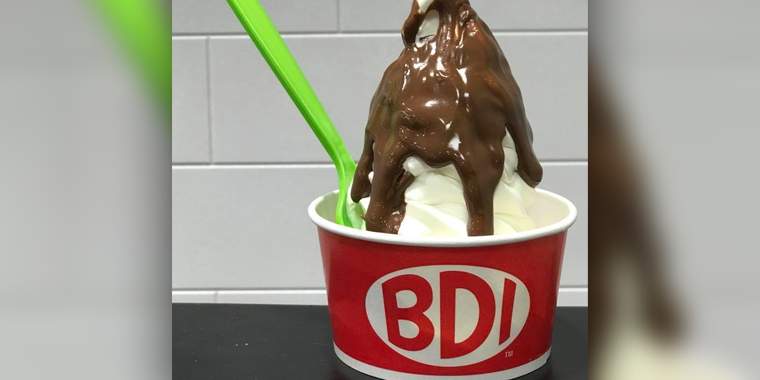 Ice cream from Winnipeg's Bridge Drive-In.
