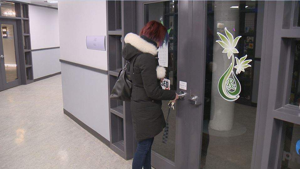 Kelly Csada says after police delivered the letter to her business on Tuesday, she closed her shop medicinal marijuana shop temporarily.