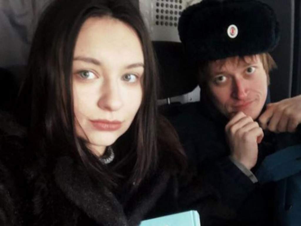 Two members of Pussy Riot, Olya Borisova (L) and Sasha Sofeev (R), who are reportedly missing.