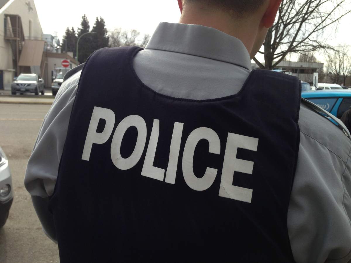 Mounties are looking for a man allegedly brandishing a hatchet in South Surrey.