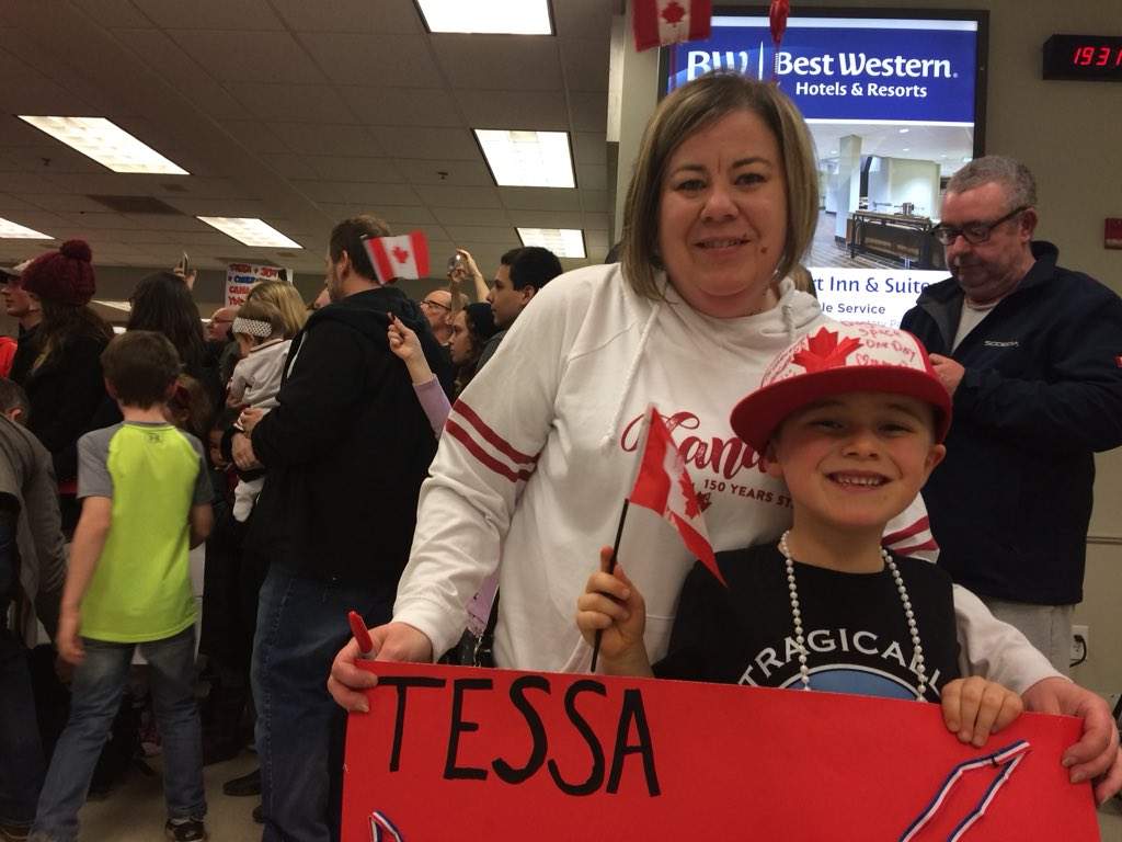Ryder McClain and his mom, Tara Srigley.
