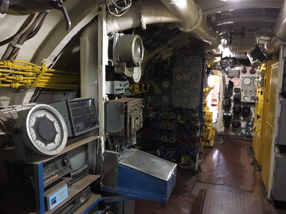 A view inside a North Korean sub that was seized by South Korea after a spying mission went wrong.