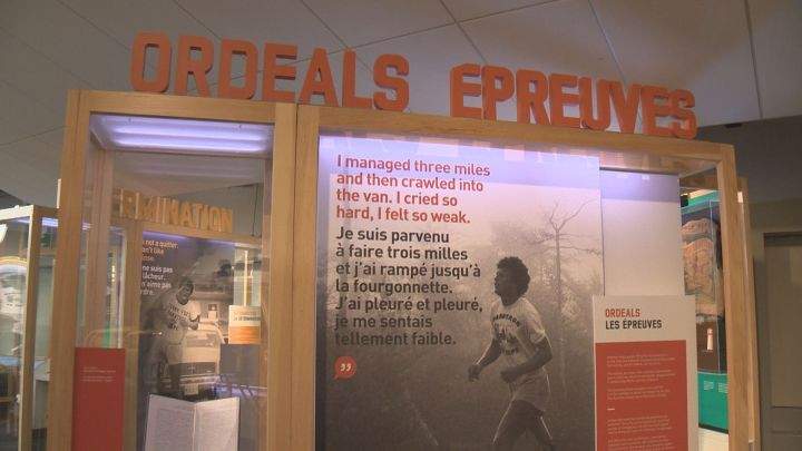The “Terry Fox – Running to the Heart of Canada” exhibit runs at Edmonton’s Telus World of Science from Feb. 16 to Sept. 16.