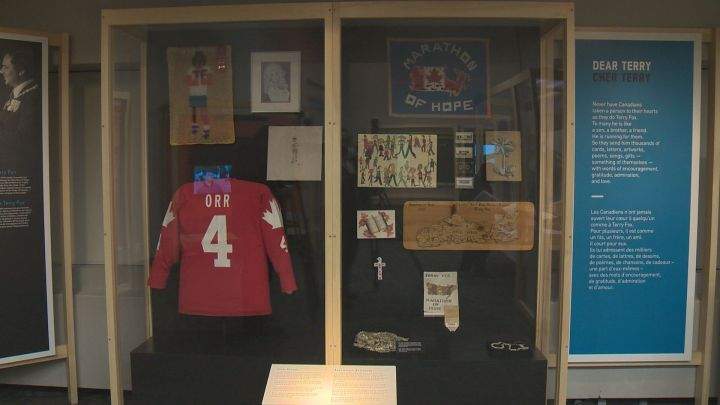 The “Terry Fox – Running to the Heart of Canada” exhibit runs at Edmonton’s Telus World of Science from Feb. 16 to Sept. 16.