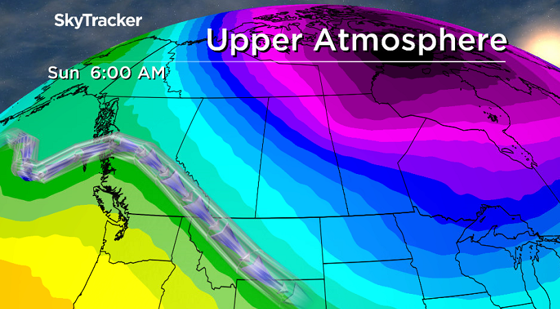 The polar vortex continues to edge nearer this weekend, helping support arctic air moving in.