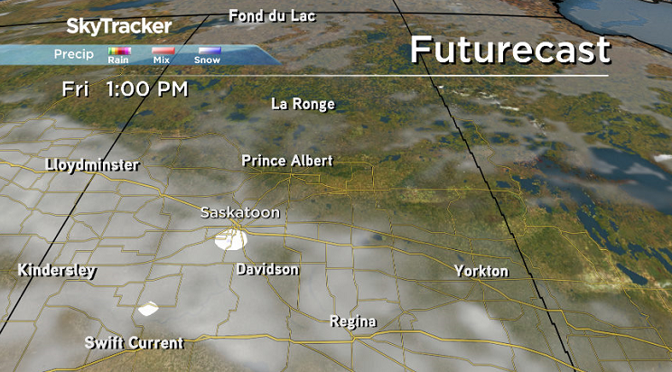 There’s a chance of a few flurries as the next system passes by on Friday.