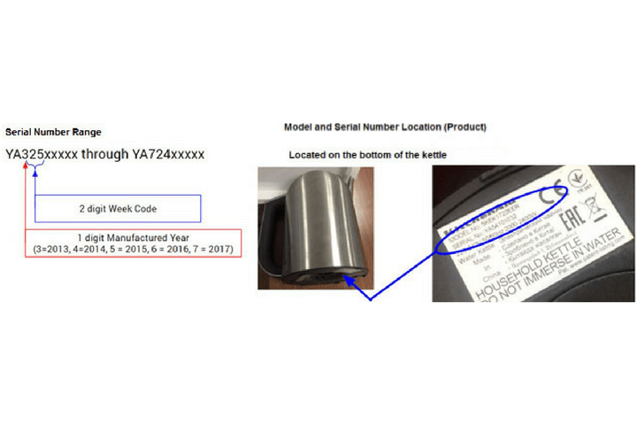 Health Canada is recalling KitchenAid 1.7 L Electric Kettles.