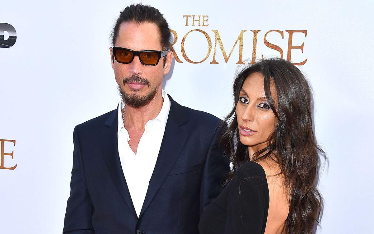 The late Chris Cornell, Vicky Cornell arrives at the Premiere Of Open Road Films' 'The Promise' at TCL Chinese Theatre on April 12, 2017 in Hollywood, California. 