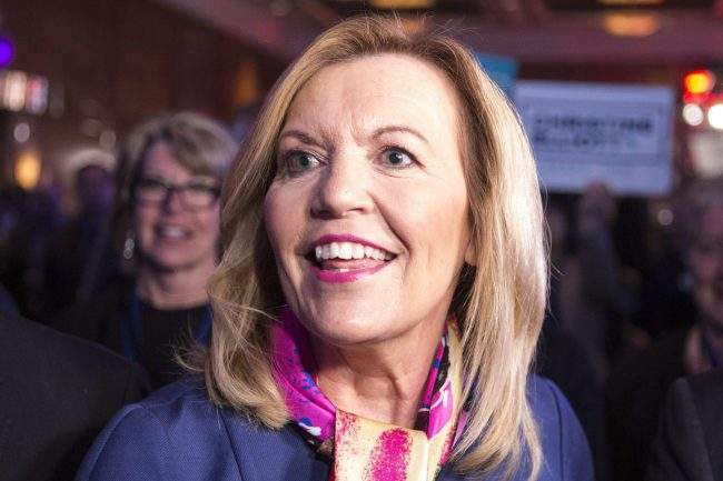 Candidate Christine Elliott attends the Ontario Progressive Conservative Leadership announcement in Markham, Ont. on Saturday, March 10, 2018.