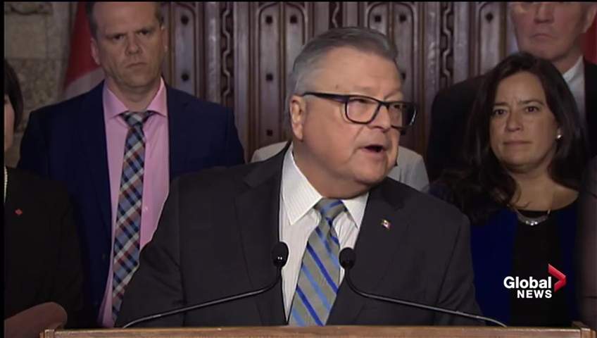 Public Safety Minister Ralph Goodale says the government will find a way to make things fair for those convicted of cannabis-related crimes once legalization comes into effect on Oct. 17, 2018/ .