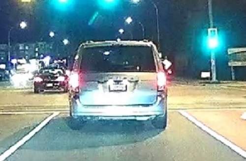 Police want to speak to the driver of this van, who may have witnessed the collision.