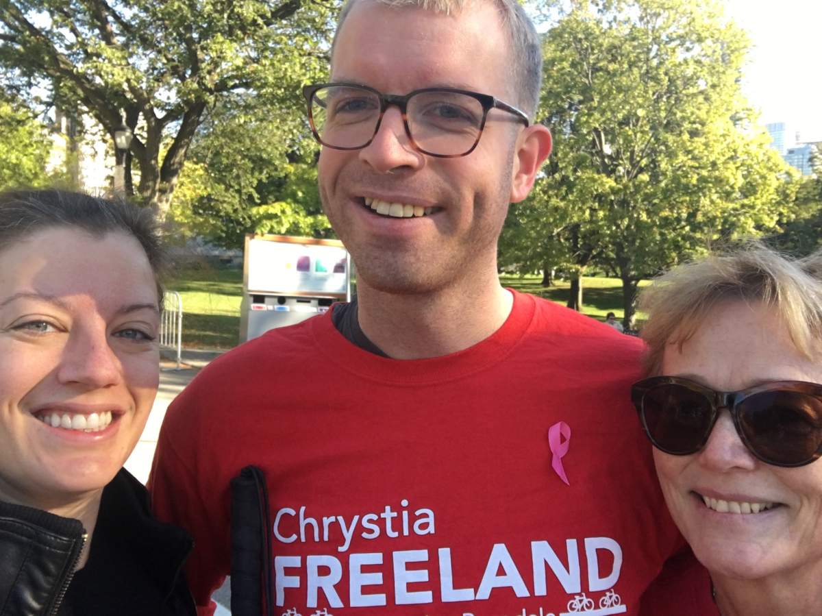 Stephen Aylward (centre) is the chairman of the Liberal riding association in University—Rosedale — and one of the lawyers acting for Conservative MP Brad Trost in his dispute with the Conservative Party of Canada.