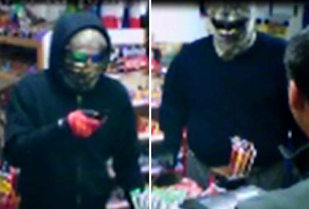 Belleville Police allege the  two men pictured are responsible for an armed robbery at convenience store on February 24, 2018. 
