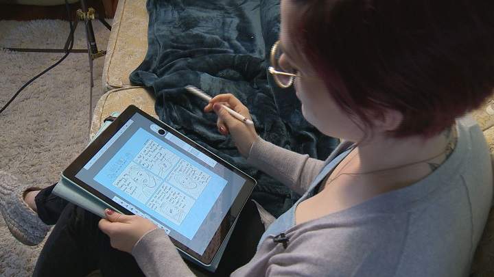 Brittany McDonald creates comics to help spread awareness about autism.