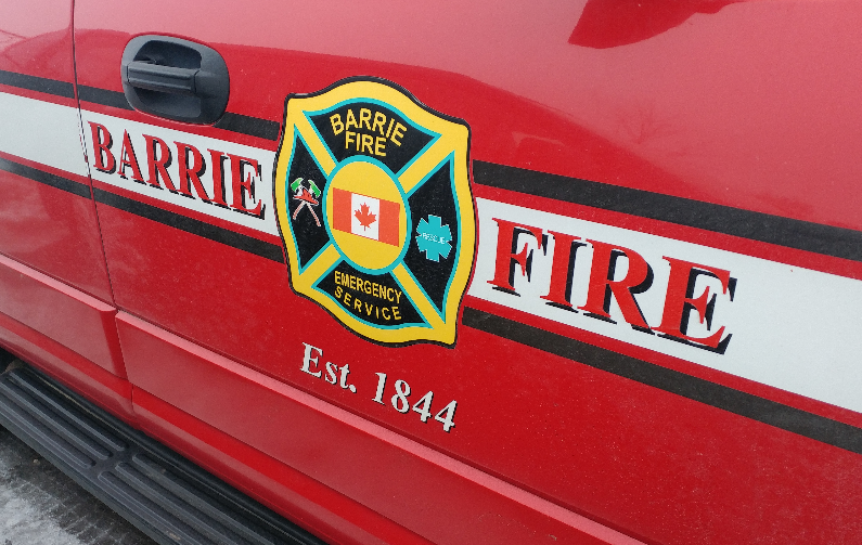 A Barrie firetruck.