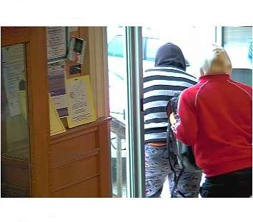 Oxford County OPP are searching for two men after an RBC was robbed in Embro, Ont.