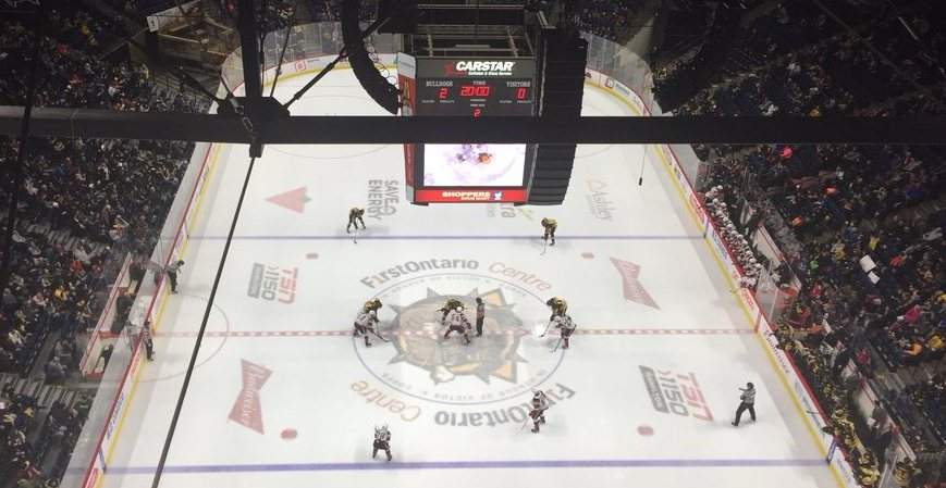 The Hamilton Bulldogs will not have head coach Dave Matsos behind the bench this weekend as he continues to recover after collapsing during a game on Sept. 22, 2018.