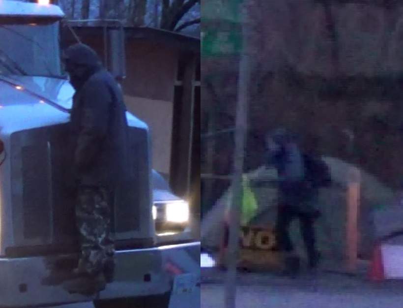 Burnaby RCMP looking for balaclava wearing anti-pipeline vandals - image