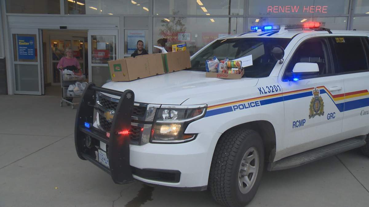 RCMP Cram the Police Cruiser for the Central Okanagan Community Food Bank - image