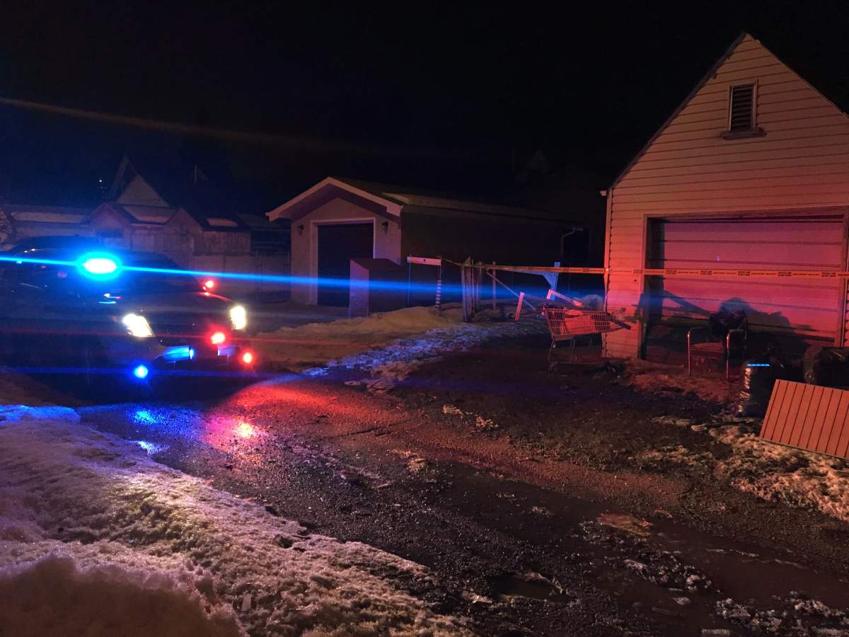 A man was found dead inside a home on 91 Street near 117 Avenue in the Alberta Avenue area of north Edmonton late Sunday night. March 25, 2018.