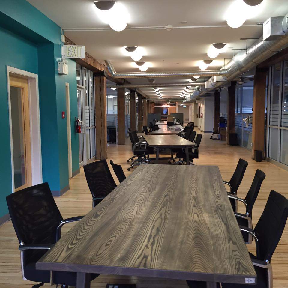 An example of office space inside of Innovation Works taken in June 2016. 