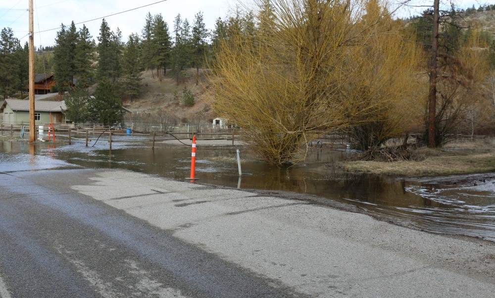Willowbrook, B.C. residents are out sandbagging as Kearne Creek's waters are overflowing. 