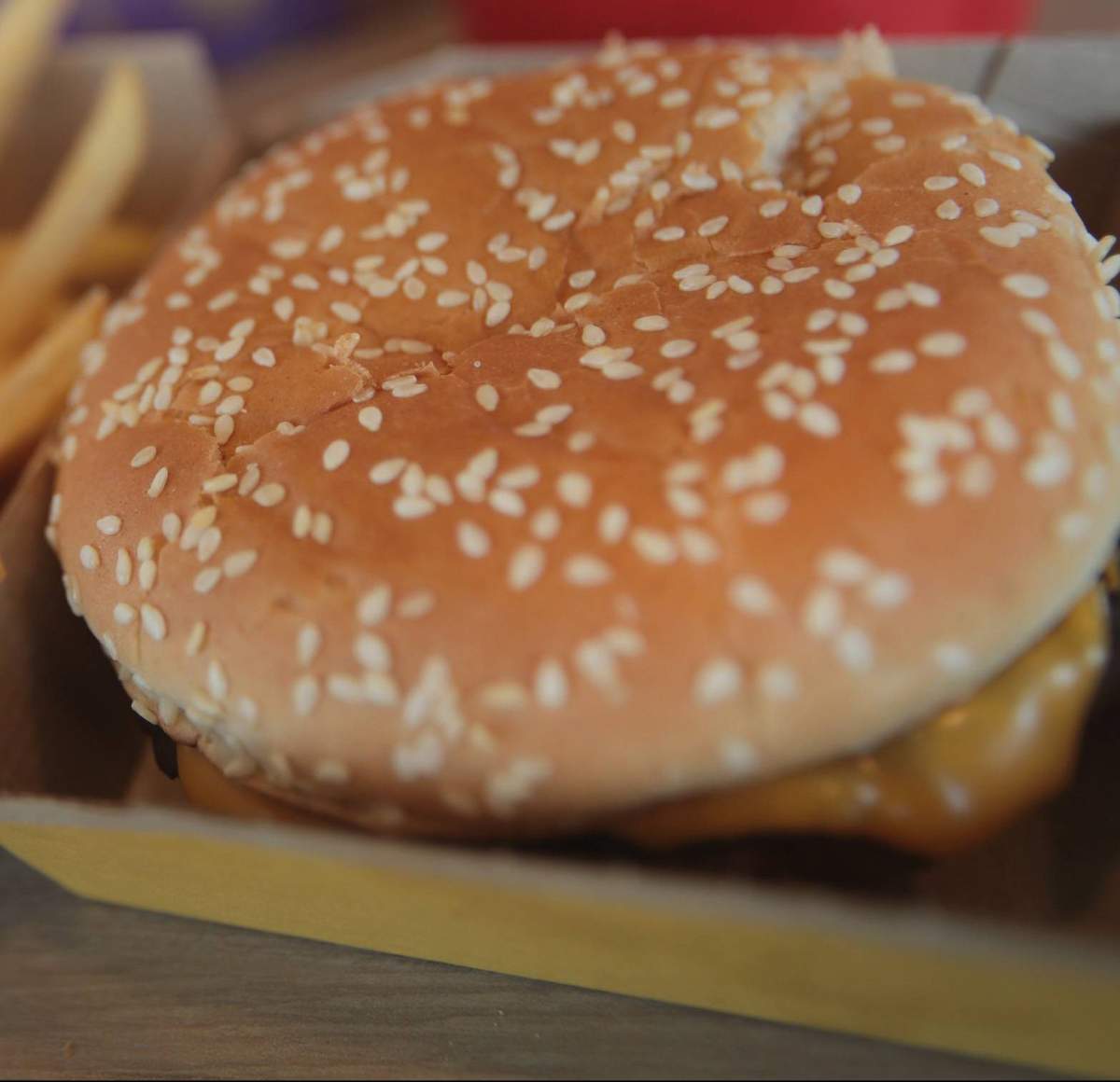 McDonald's announced  that it will start making the Quarter Pounder burger with fresh beef patties instead of the frozen beef that it currently uses. 